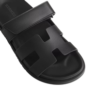 Hermès Womens Chypre Sandal Black
